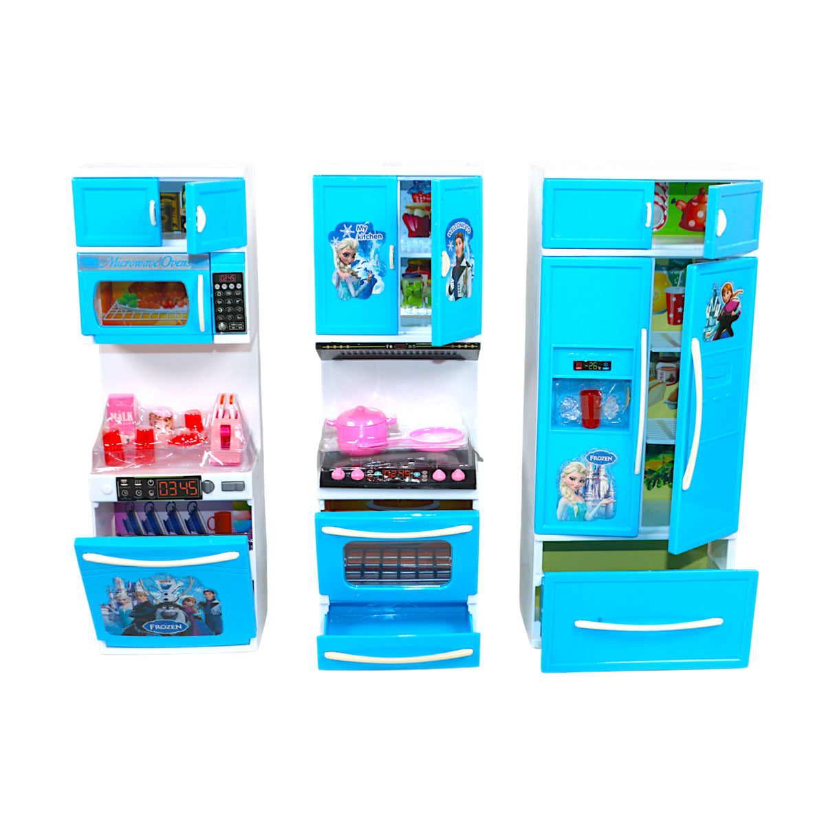 musical kitchen set frozen with lights china