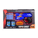 shoot gun with 14 soft bullets & target cans china