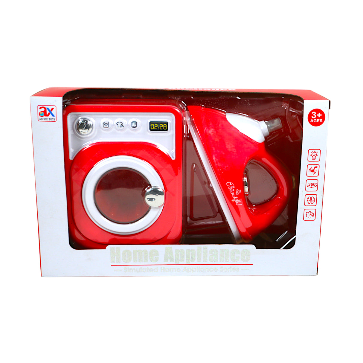 musical washing & iron machine with lights china