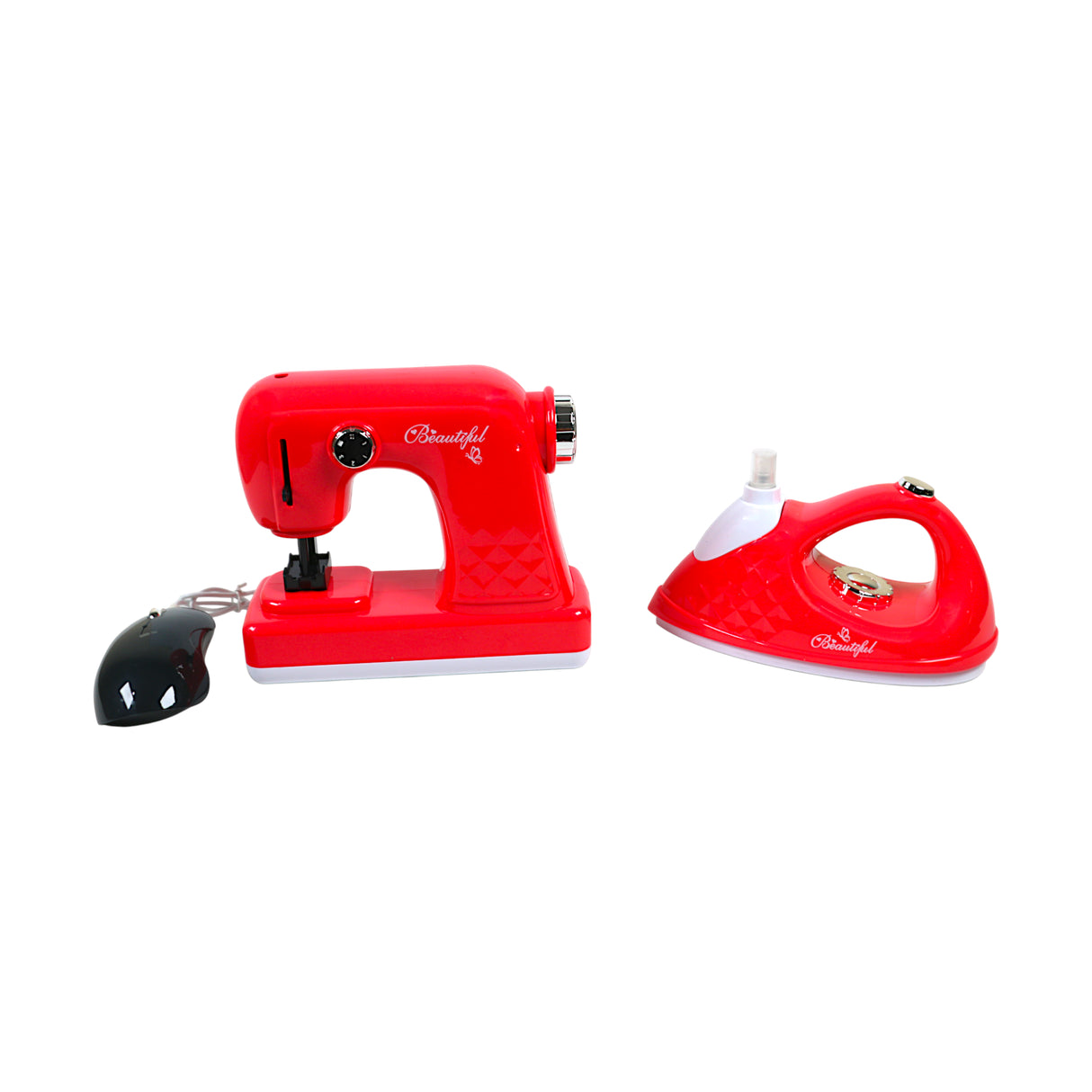 musical sewing machine & iron set with lights china