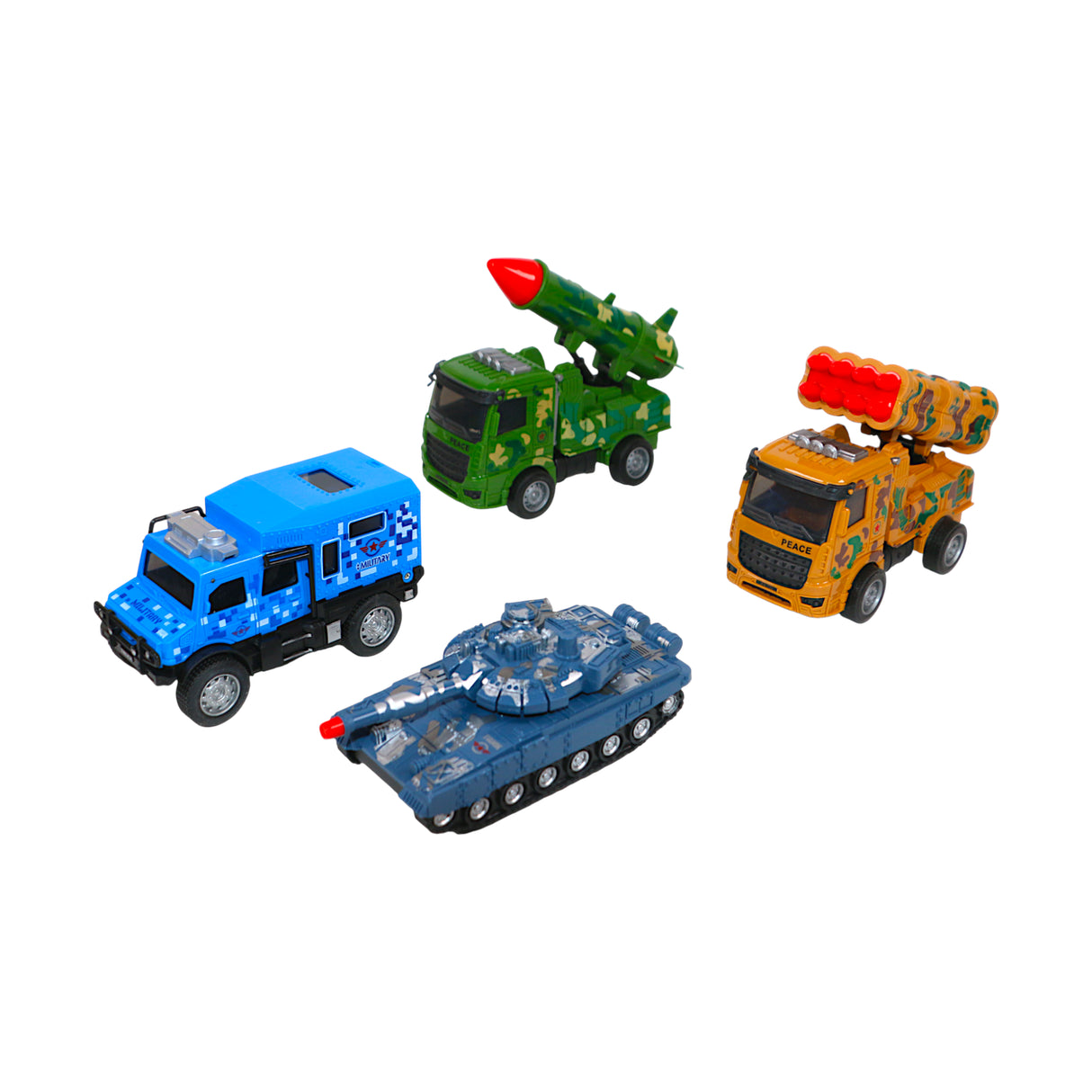 friction military truck set 4pc china