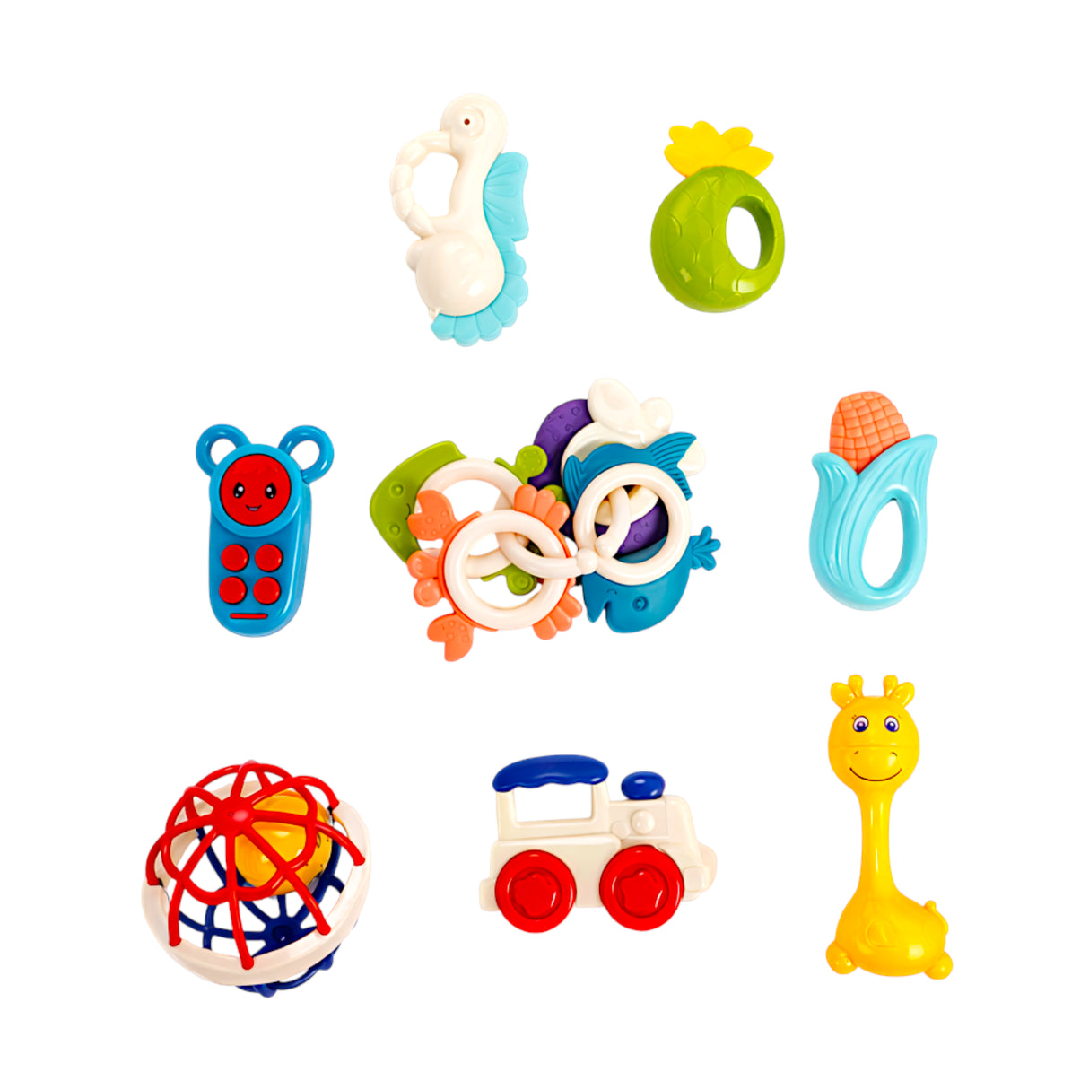 baby rattle set colorful china
