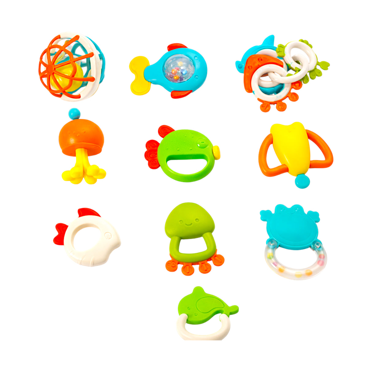 baby rattle set colorful china