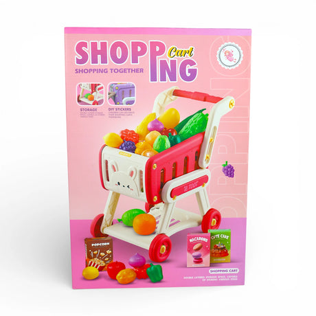 shopping cart with accessories colorful china