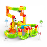 magnetic colorful train track set chargeable 129pc china