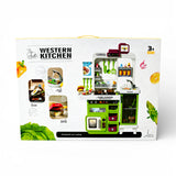 musical spraying kitchen set 68pc with running water 20x56x82cm china