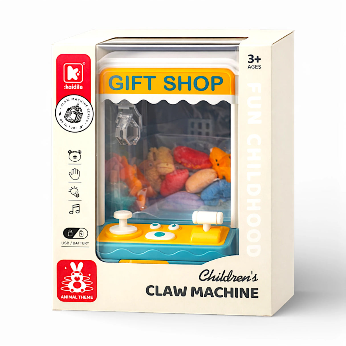 musical claw machine game with lights china