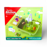 puzzle kitchen sink set with running water china