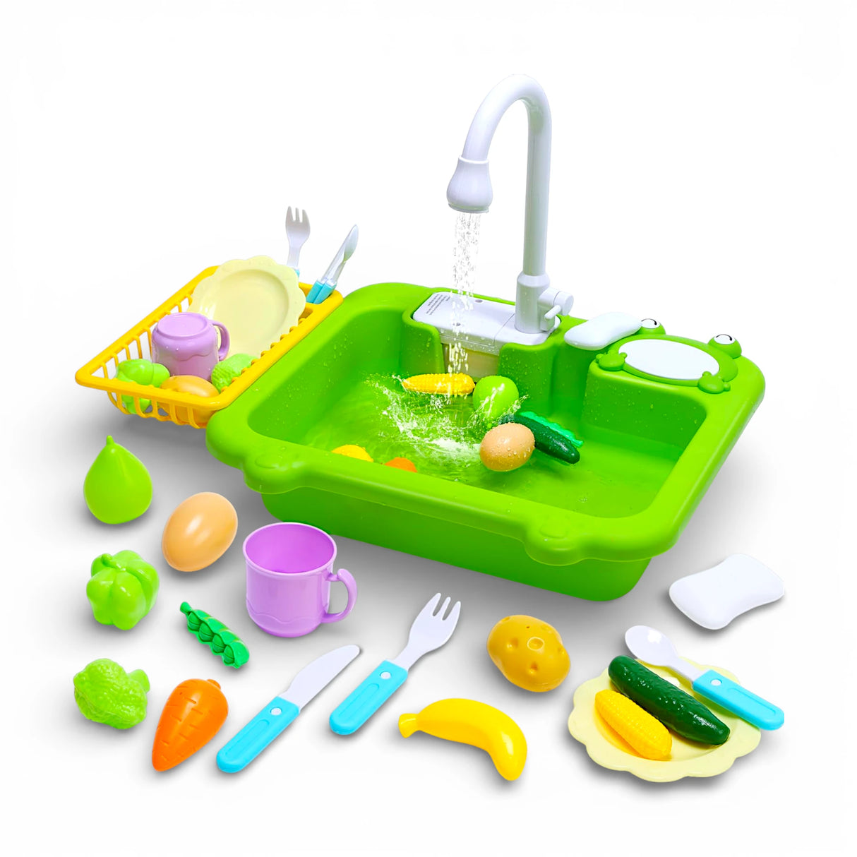 puzzle kitchen sink set with running water china