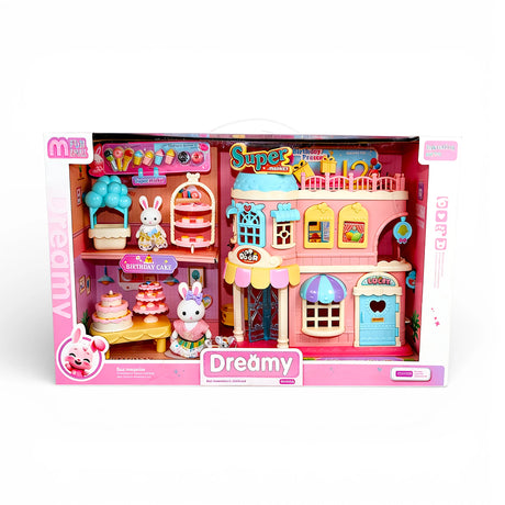dreamy super market with cake shop rabbit china