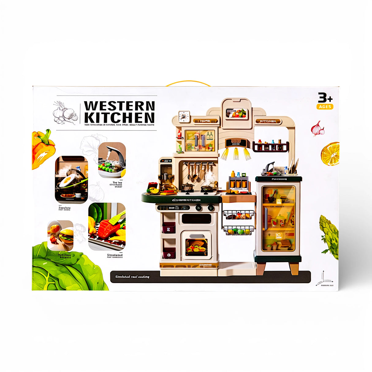 musical spraying kitchen set 93pc with water function 28x102x112cm china