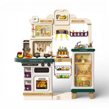 musical spraying kitchen set 93pc with water function 28x102x112cm china