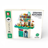 musical spraying kitchen set 93pc with lights china