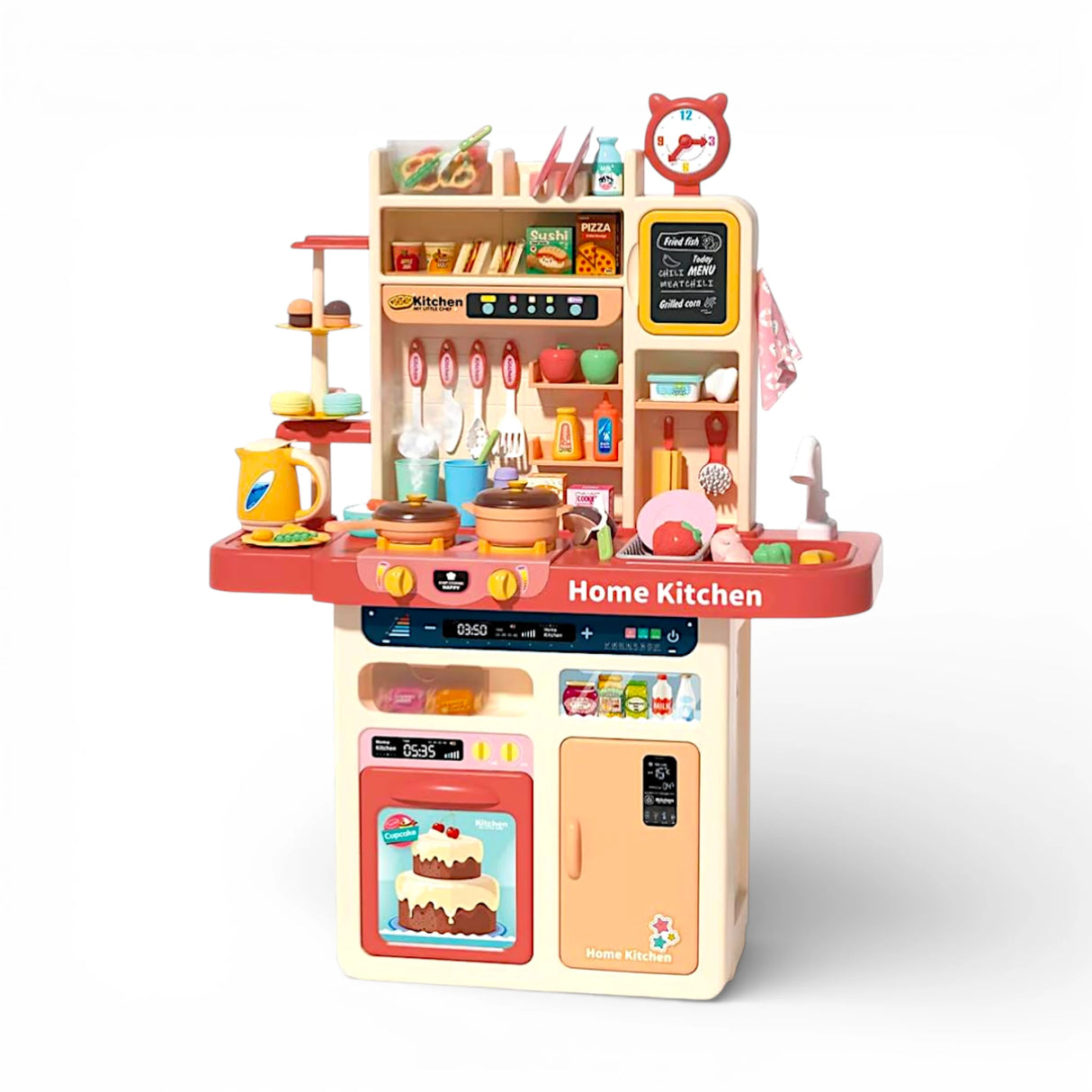 musical spraying kitchen set 87pc china