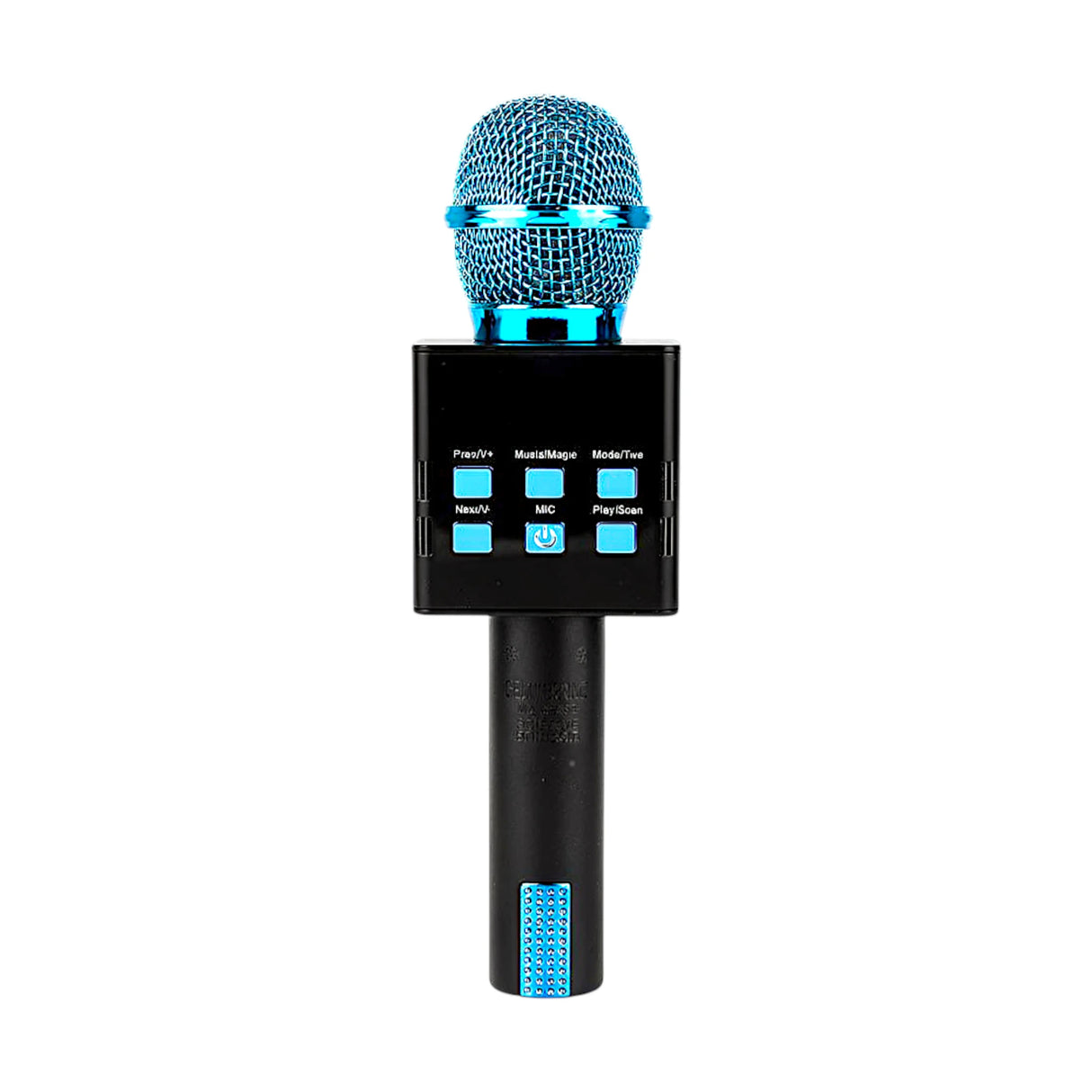 karaoke microphone speaker chargeable with led lights & usb china
