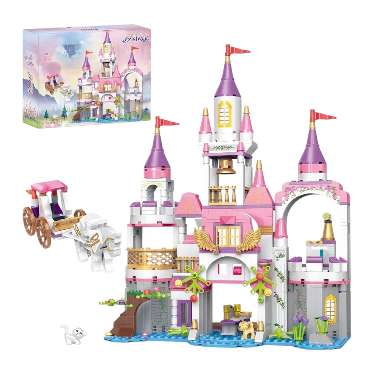 lego blocks fairy dream castle 516pc