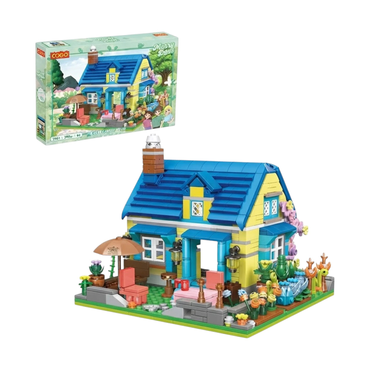 cogo lego blocks set 792pc