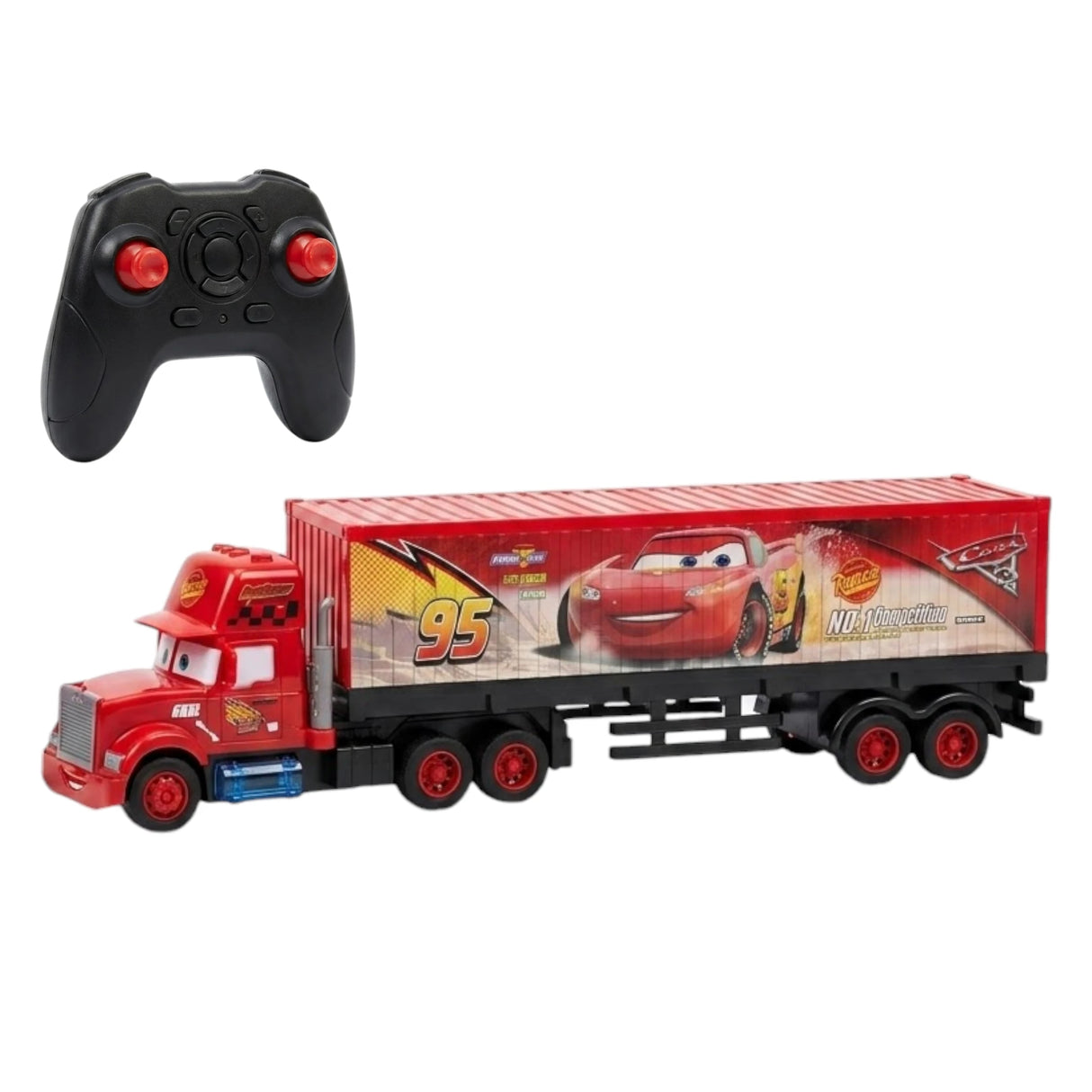 remote control mcqueen truck chargeable with lights