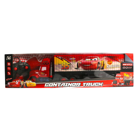 remote control mcqueen truck chargeable with lights