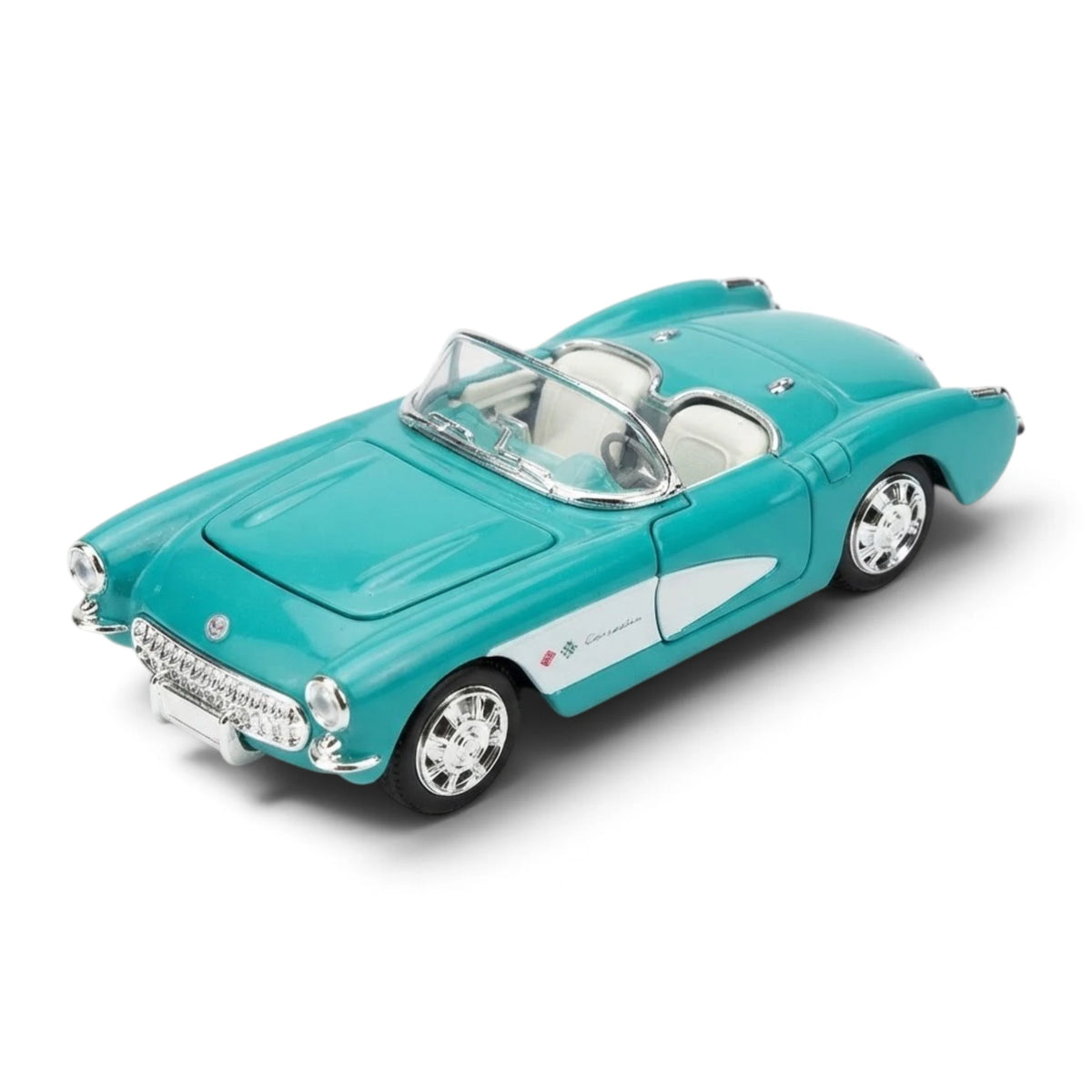 die-cast metal car model chevrolet corvette 1957 1:24