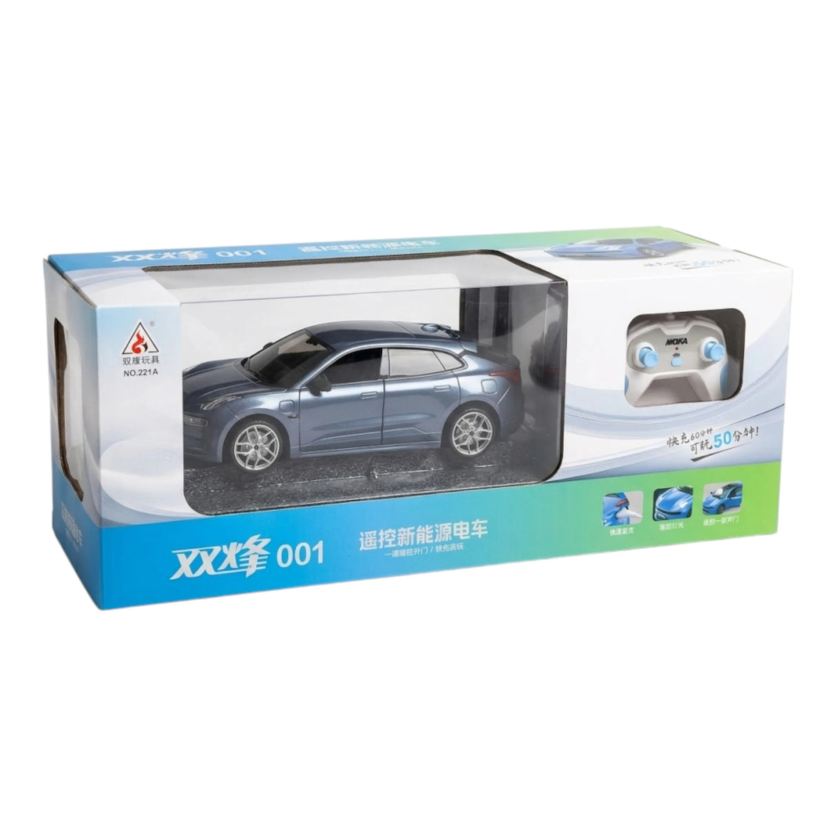 remote control ev car model 1:12 chargeable with lights , ev station & usb china