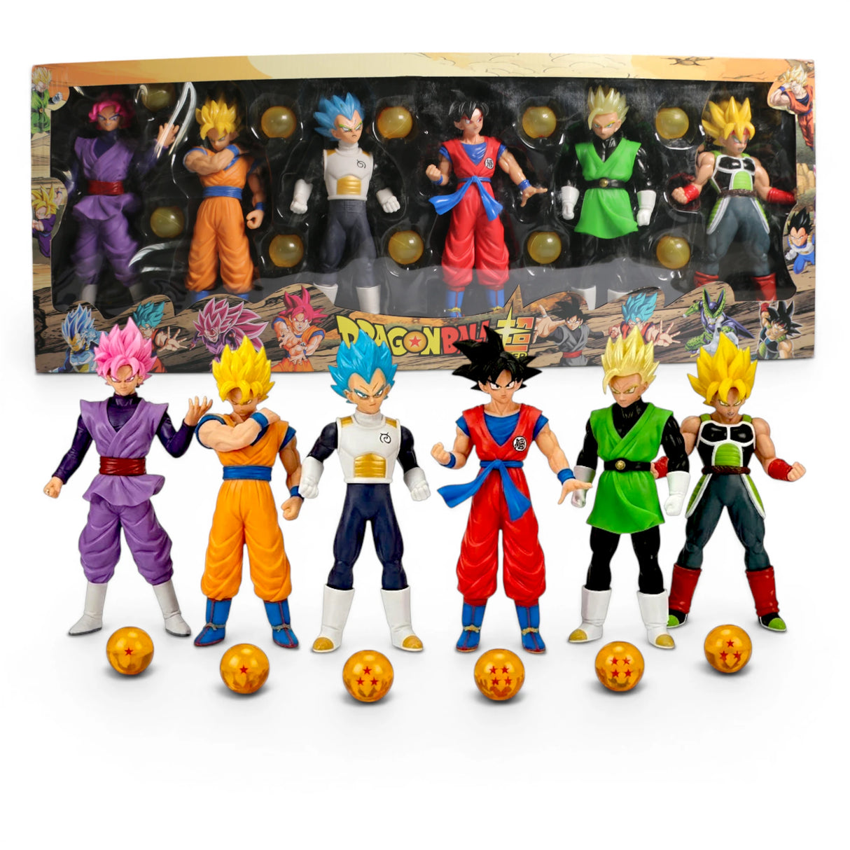 dragon ball z hero figure set 6pc