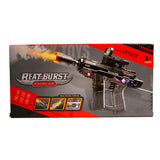 electric music gun with lights & spray