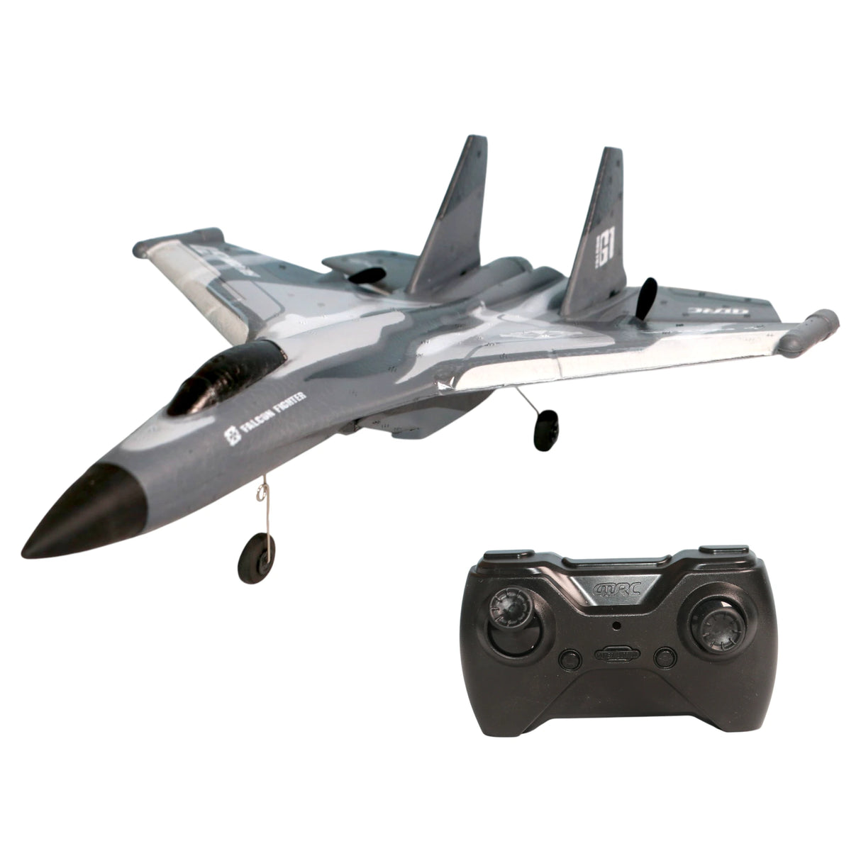 remote control glider plane chargeable with lights
