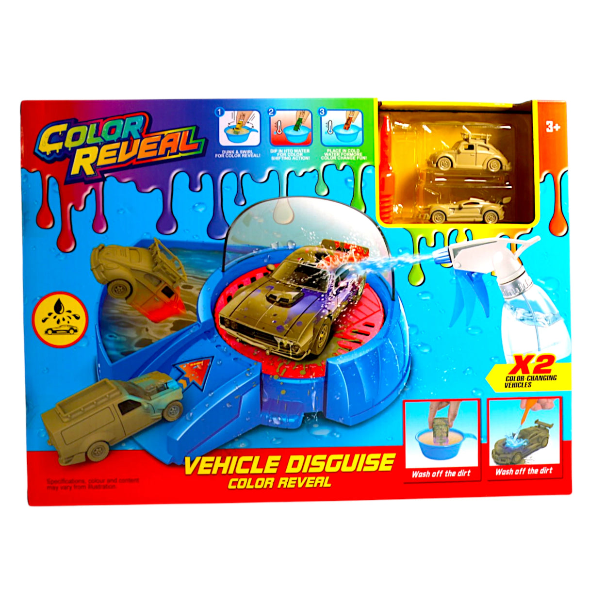 track set with 2 car washable