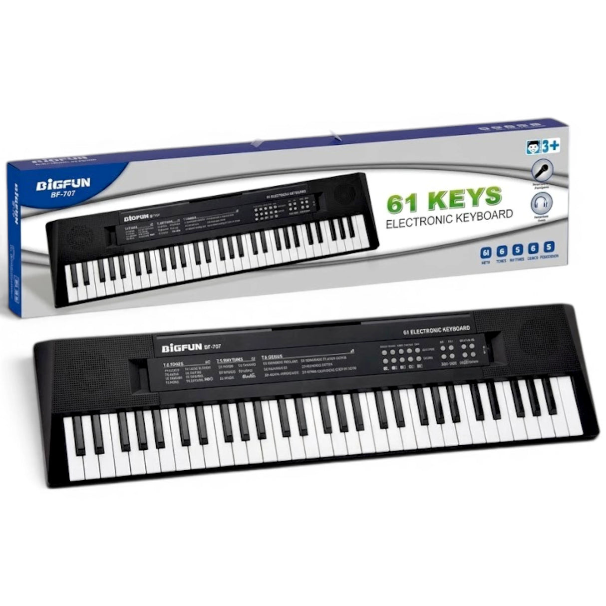 bigfun musical piano piano with 37keys , mic ,earphone & usb
