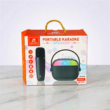 karaoke wireless microphone with bluetooth speaker , led lighths & usb china