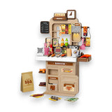 musical kitchen set 64pc with lights 17.5x38.5x61cm