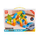 magnetic track train set 57pc colorful