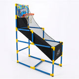 musical basketball set with metal rods &  lights 47x91x142cm