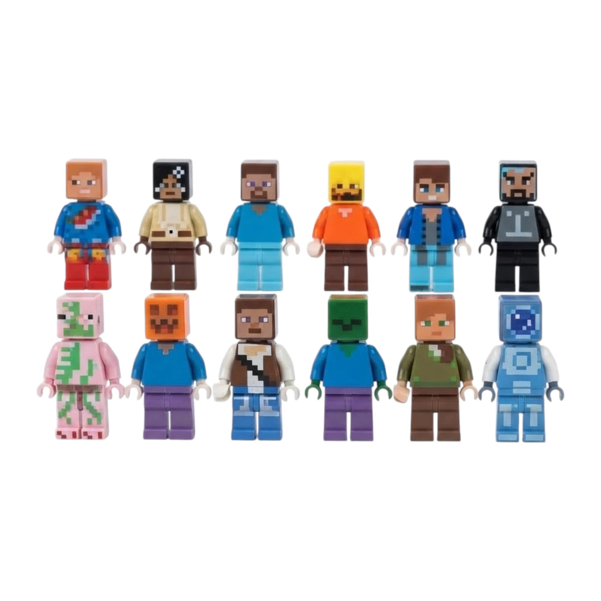 minecraft building blocks set 12pc