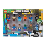 minecraft building blocks set 12pc