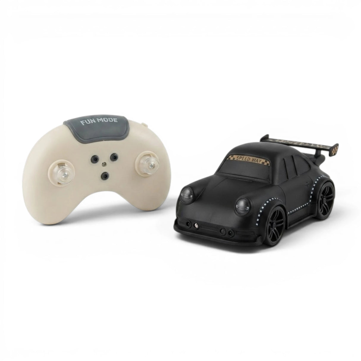 remote control mini car chargeable with lights