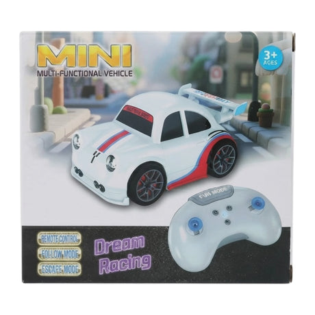 remote control mini car chargeable with lights