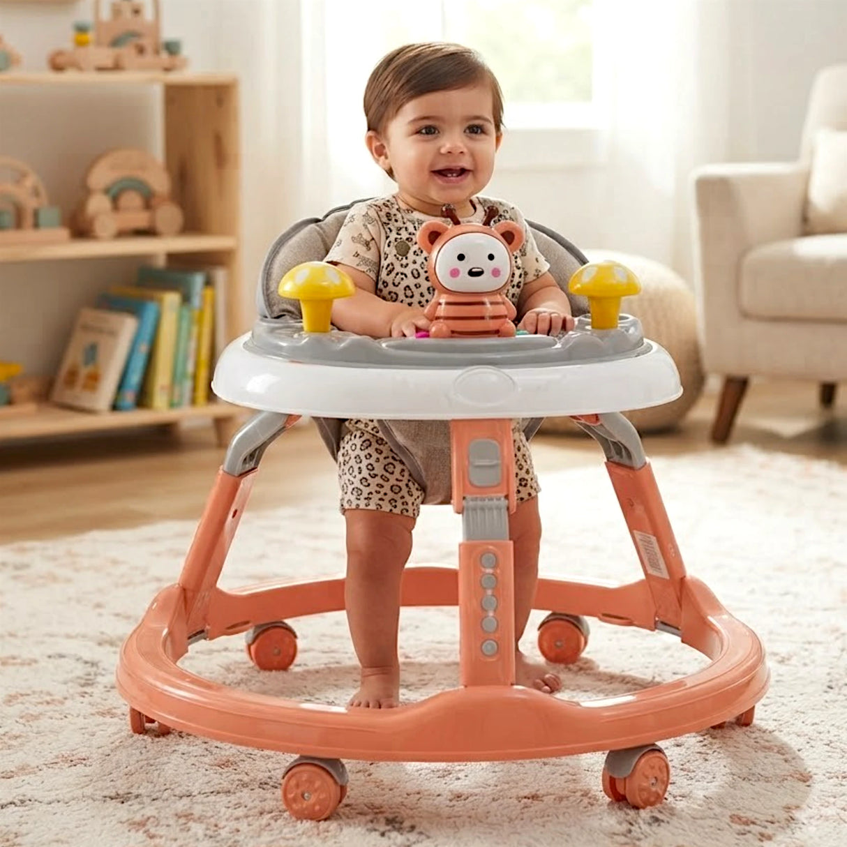 baby walker bee with music & rattles china