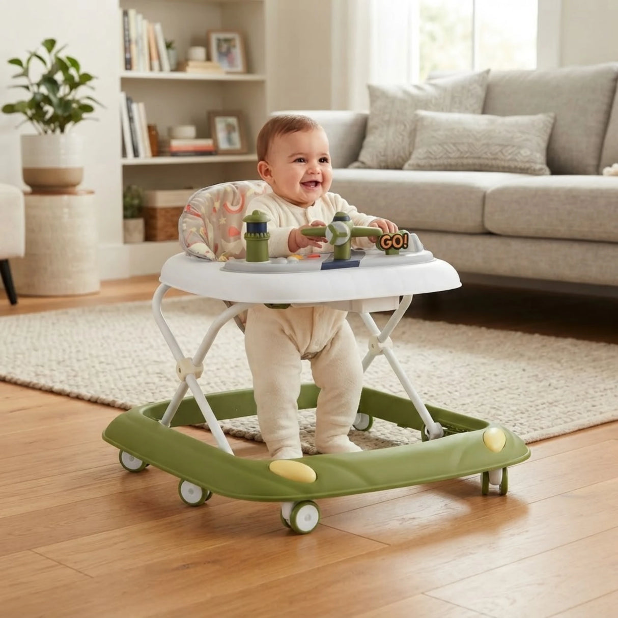 baby walker plane with music & toy china