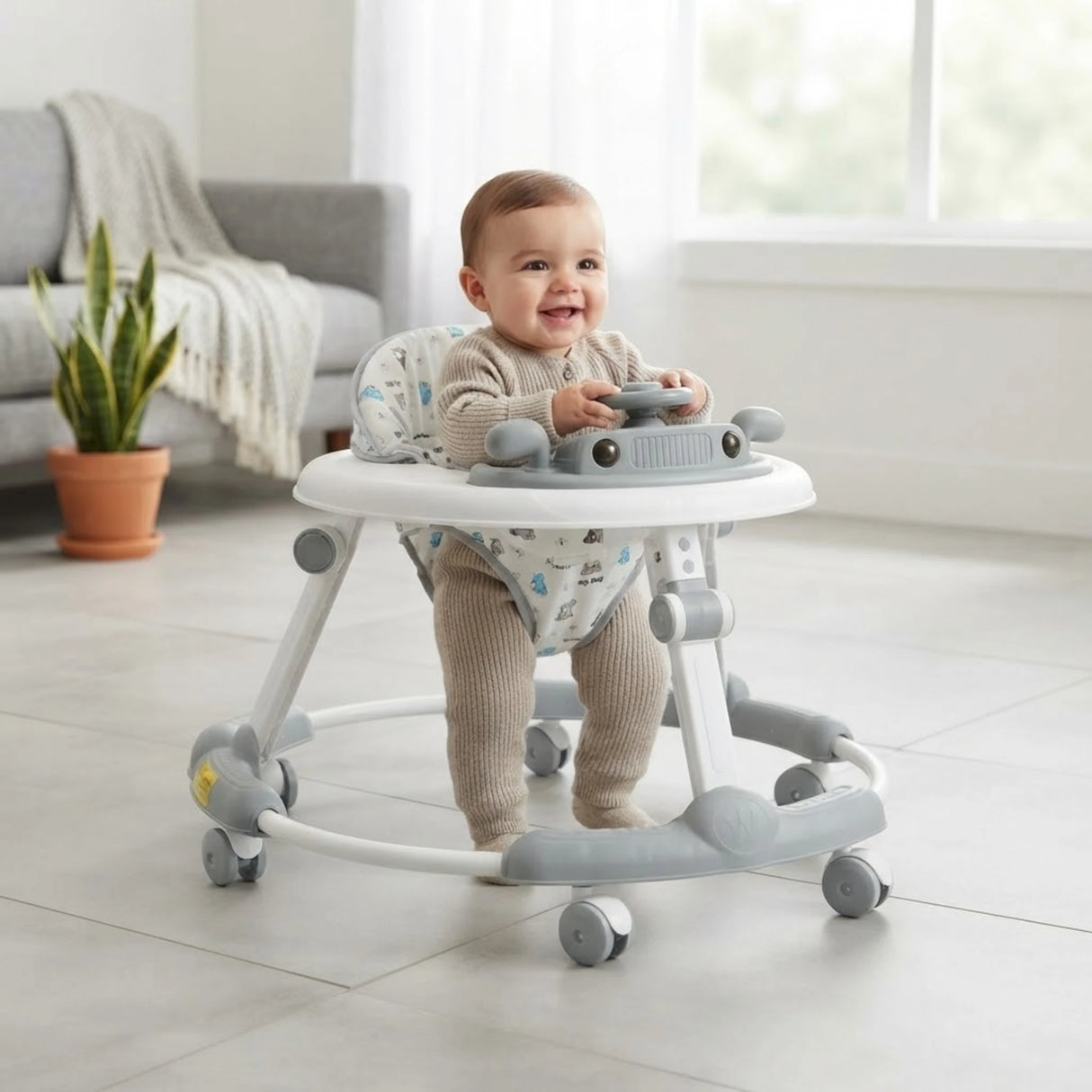 baby walker jeep with music & steering china