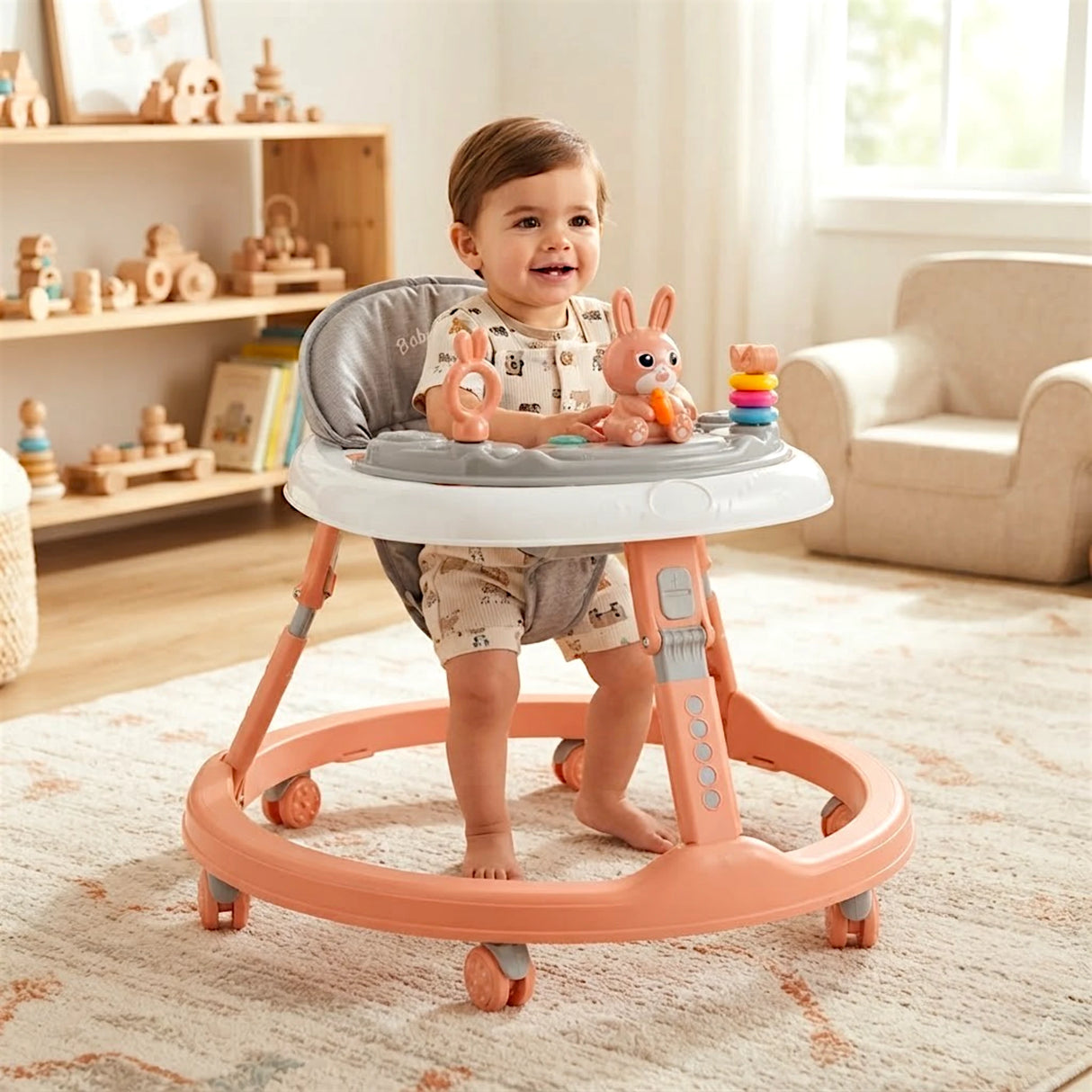baby walker rabbit with music china