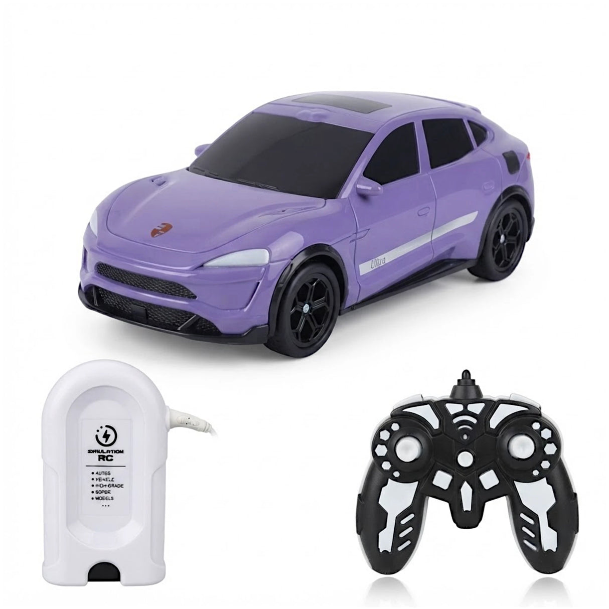 remote control drift car chargeable with lights & usb