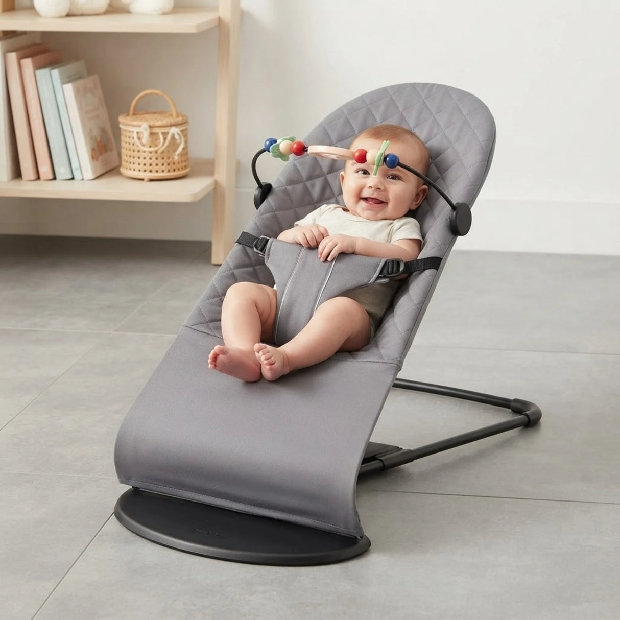 baby rocker metal frame with rattles china