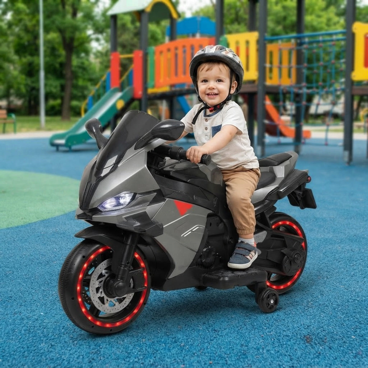 battery bike with music & lights
