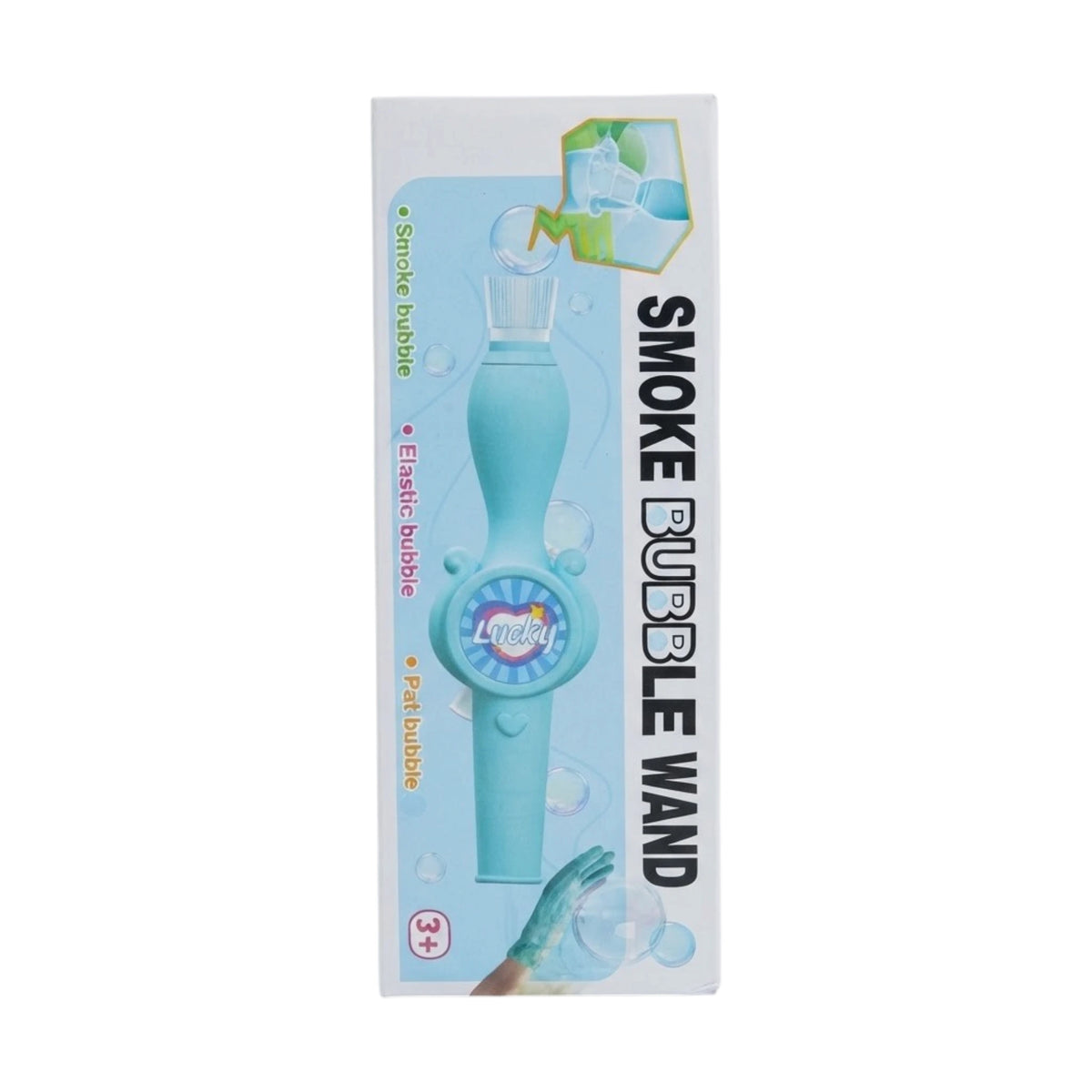 bubble stick chargeable with gloves & smoke