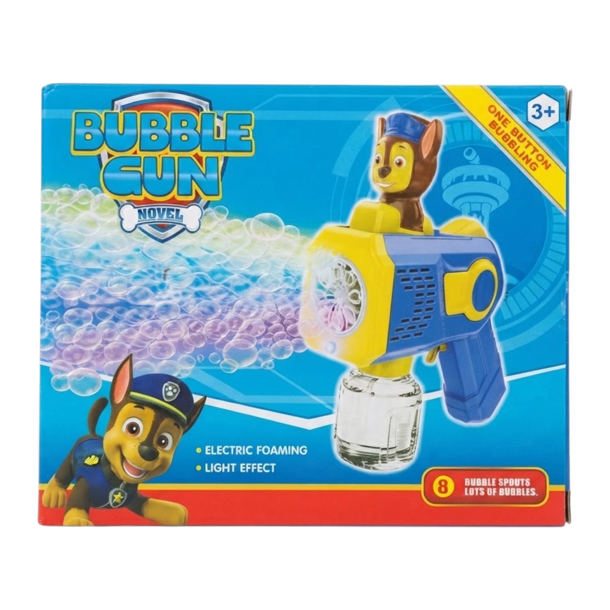 bubble gun paw patrol with lights