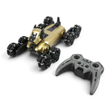 remote control stunt dog 8x8 chargeable with music , lights & usb