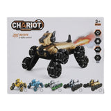 remote control stunt dog 8x8 chargeable with music , lights & usb