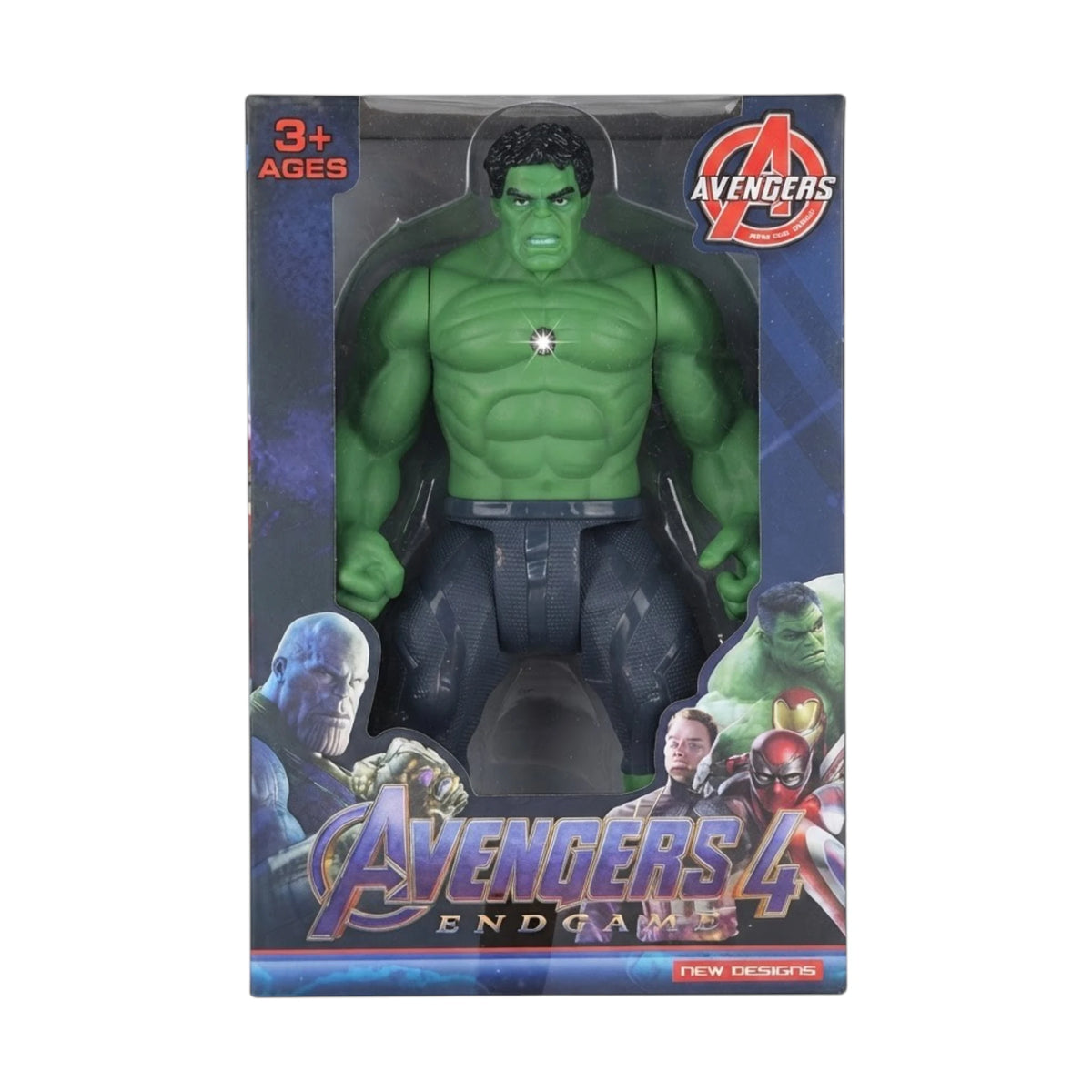 avenger figure with lights